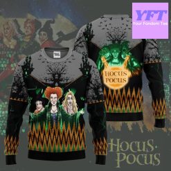 Witch Sanderson Sisters Witches Hocus Pocus 3d Ugly Christmas Sweater