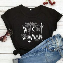 Witchy Woman Witch Cotton Tee Halloween T-Shirt