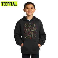 Woods At Night Vector Night In The Woods Hoodie