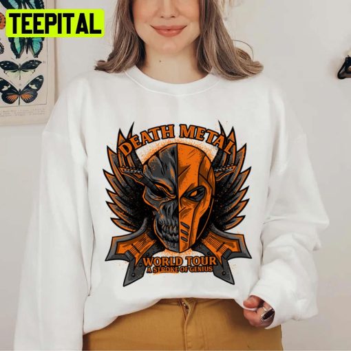 World Tour Album Cover Of The Death Metal Unisex Sweatshirt