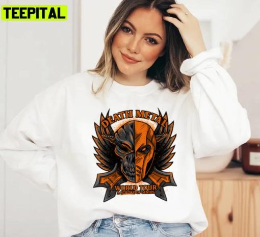 World Tour Album Cover Of The Death Metal Unisex Sweatshirt