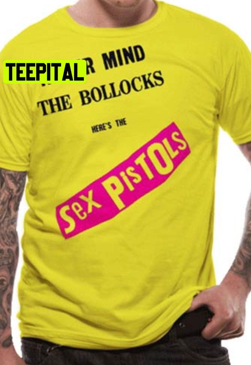 Yellow Sex Pistols Johnny Rotten Sid Vicious Trending Unisex Shirt
