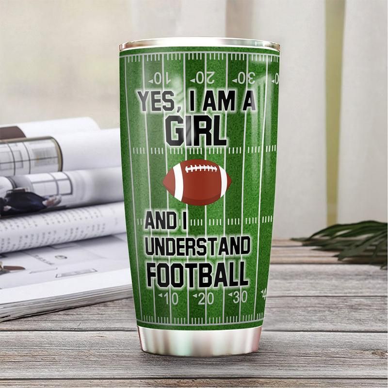 Yes I Am A Girl Stainless Steel Cup