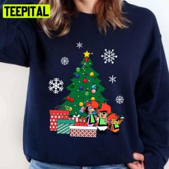 Yippee Yappee And Yahooey Around The Christmas Tree Design Unisex Sweatshirt