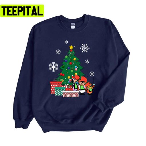 Yippee Yappee And Yahooey Around The Christmas Tree Design Unisex Sweatshirt