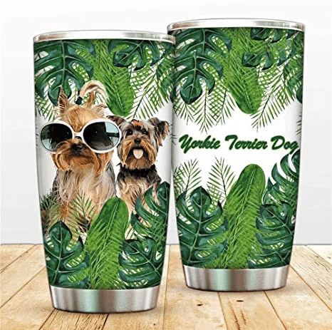 Yorkie Terrier Dog Stainless Steel Cup