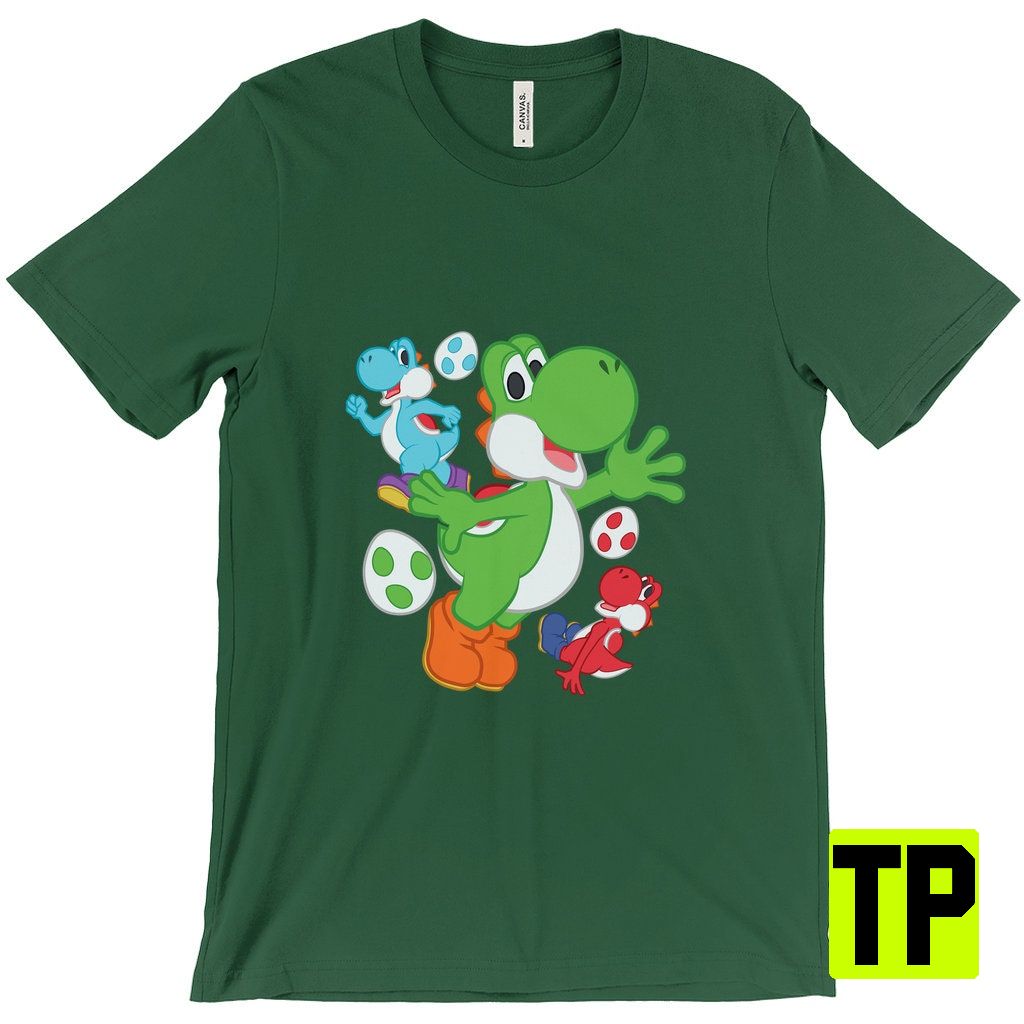 Yoshi Mario Gamer Gamer Nightblossom Boutique Unisex Shirt
