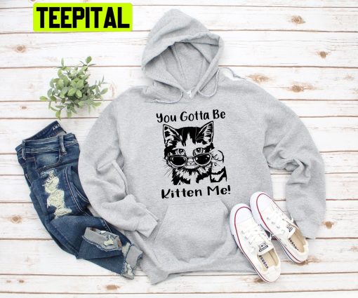 You Gotta Be Kitten Me Funny Cat Trending Unisex Hoodie