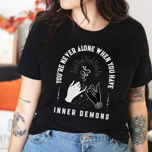 Youre Never Alone When You Have Inner Demons Halloween Shirt