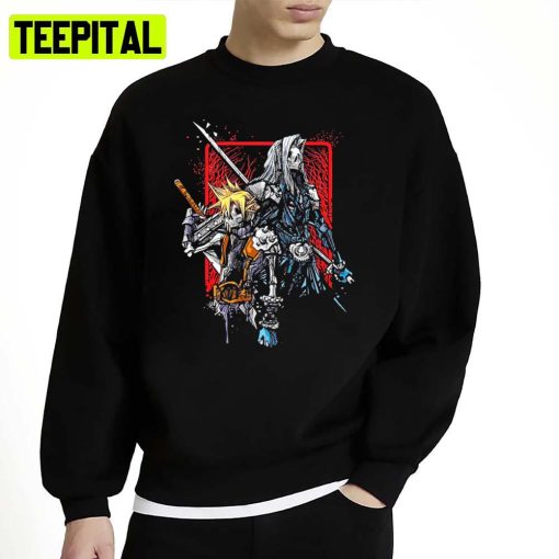 Zabuza Retro Spooky Halloween Illustration Unisex Sweatshirt