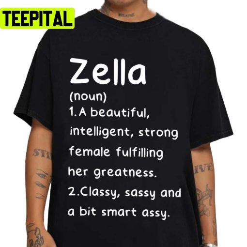 Zella Definition Personalized Name Saint Valentines Day Unisex T-Shirt