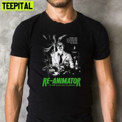 1985 Horror Scary Re Animator Movie Retro Design T-Shirt
