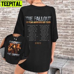 2022 Crown The Empire The Fallout 10 Year Anniversary Tour Unisex T-Shirt