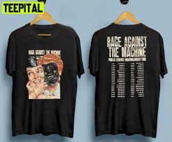 2022 Rage Against The Machine Vintage Ratm Tour Rock Band Unisex T-Shirt