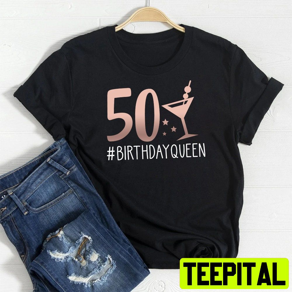 50 Birthday Queen Funny Unisex T-Shirt
