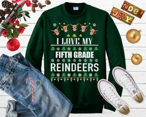 5th Grade Teacher Christmas Shirt