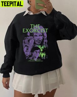 80s 90s Horror The Exorcist Horror Halloween Retro Design Sweatshirt