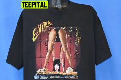 90s Elvira Mistress Of The Dark Horror Host Movie Skull Trending Unisex T-Shirt