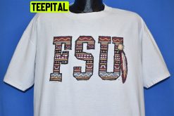 90s Florida State Seminoles Fsu Ncaa College Native American Motif Trending Unisex T-Shirt