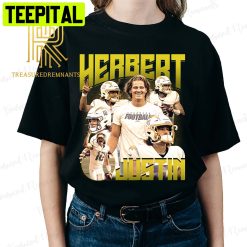 90s Vintage Justin Herbert Los Angeles Chargers American Football Nfl Trending Unisex T-Shirt