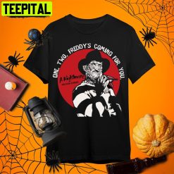 A Nightmare On Elm Street One Two Freddy’s Coming For You Retro Art Unisex T-Shirt