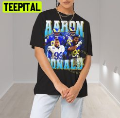 Aaron Donald Shirt American Football Mvp Player The Greatest Of All Time Champion Superbowl 90’s Vintage Trending Unisex T-Shirt