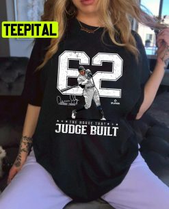 Aaron Judge 62 Home Runs Signature Baseball Trending Unisex T-Shirt