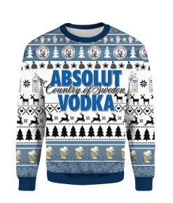 Absolut Vodka Ugly 3D Christmas Sweater