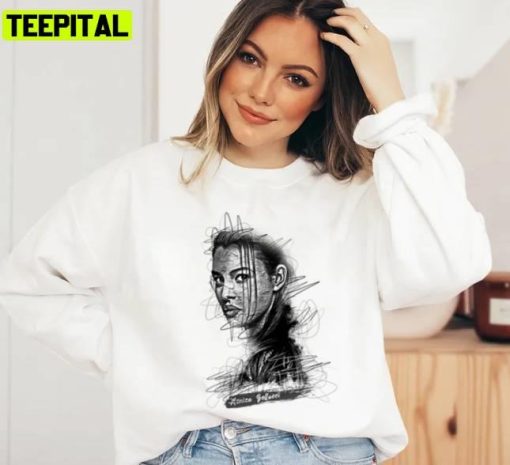 Abstract Sketch Art Monica Bellucci Sketch Unisex Sweatshirt