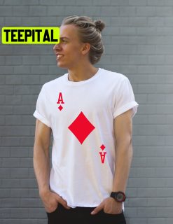 Ace Of Diamonds Halloween Team Costume Funny Poker Cards Trending Unisex T-Shirt