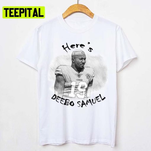 Aesthetic Portrait Here’s Deebo Samuel Design Unisex T-Shirt