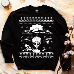 Alien Ugly Christmas Sweatshirt