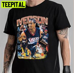 Allen Iverson 90s Inspired Vintage Philadelphia 76ers Vintage Trending Unisex T-Shirt