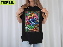 Aloha Stitch Funny Stitch Holiday Disney Unisesx T-Shirt