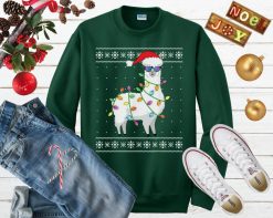 Alpaca Christmas Lights Ugly Christmas Sweater