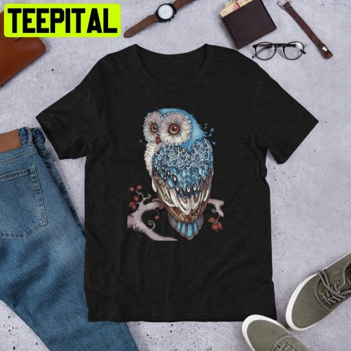 Amazing Art Owl Trending Unisex Shirt