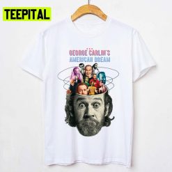 American Dream Minimalis Art Retro George Carlin Unisex T-Shirt