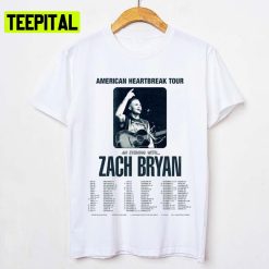 American Heartbreak Tour Track List Zach Bryan Unisex Sweatshirt