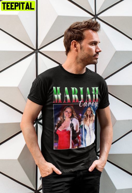 American Singer Mariah Carey Retro Design T-Shirt