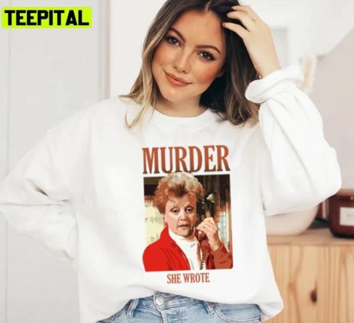 Angela Lansbury 80s Design Murder She Wrote Unisex Sweatshirt