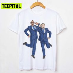 Animated Comedians Art Morecambe And Wise Eric Ernie Unisex T-Shirt