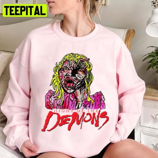 Animated Design Night Of The Demons Unisex Sweatshirt