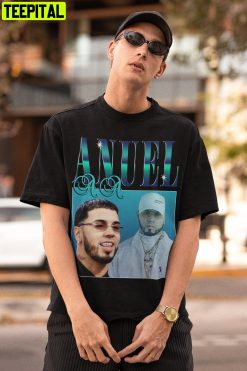 Anuel Aa 90s Rap Hip Hop Retro Design T-Shirt