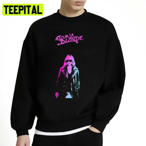 Atomic Blonde Texted Graphic Charlize Theron Unisex Sweatshirt