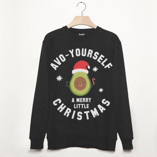 Avo Yourself A Merry Christmas Men’s Avocado Sweatshirt