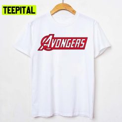 Avongers Logo Red Design Avenger Unisex T-Shirt