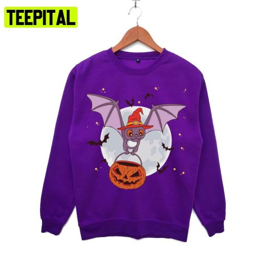 Baby Bat Asking For Treat Miaowhalloween Hoodie