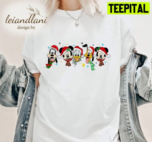 Baby Character Party Group Christmas Unisesx T-Shirt