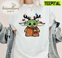 Baby Yoda Light Star Wars Baby For Kids Christmas Unisesx T-Shirt