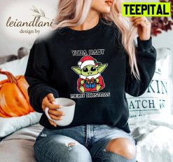 Baby Yoda Merry Star Wars Baby For Kids Christmas Sweatshirt